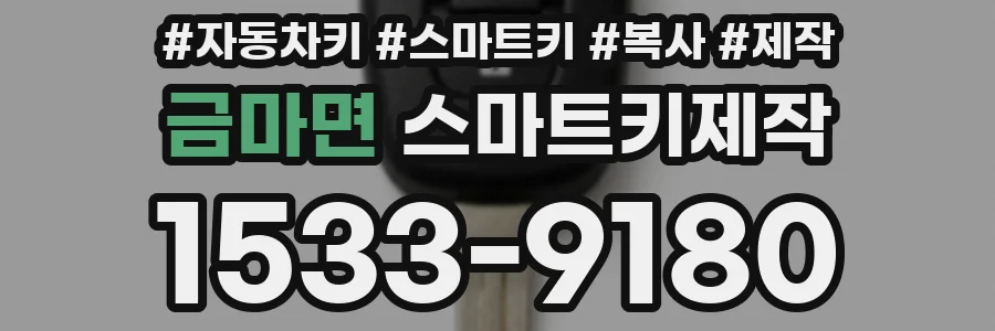 금마면 스마트키제작