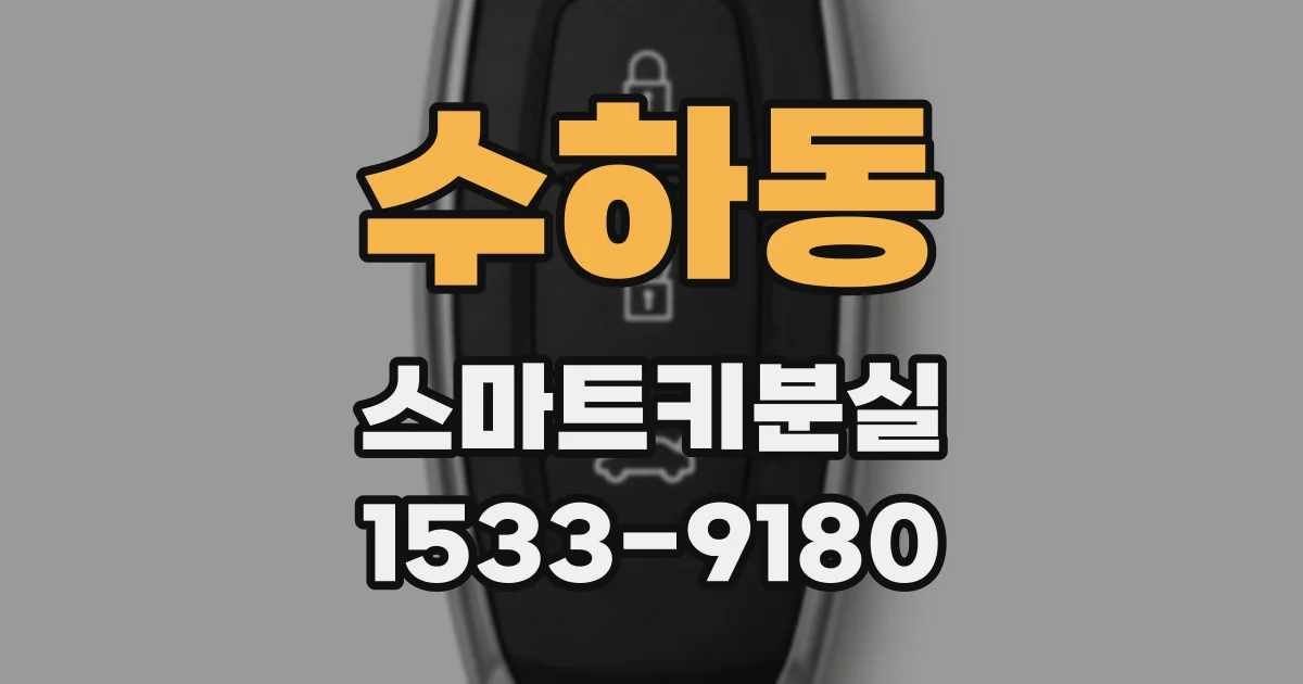 수하동 스마트키분실
