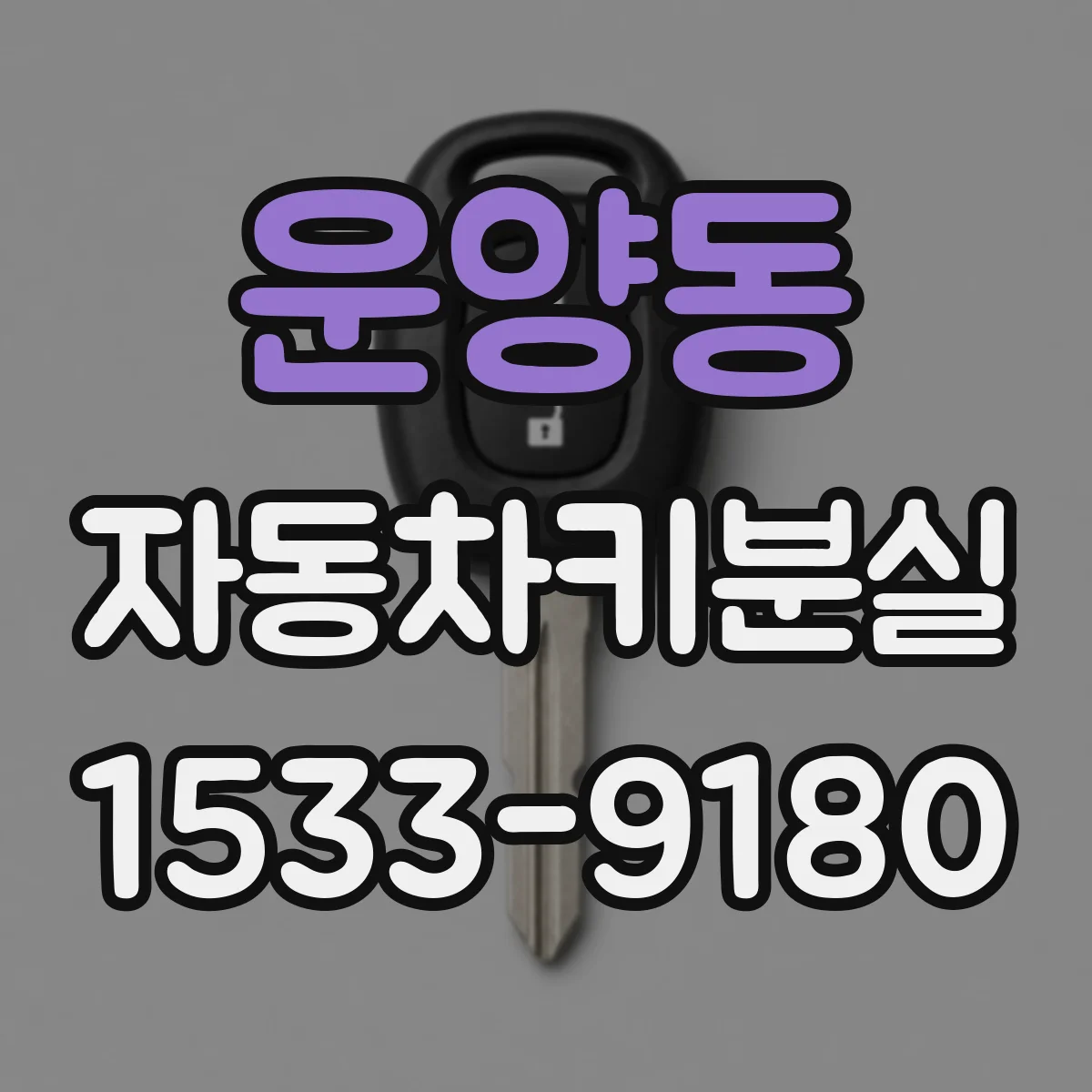 운양동 자동차키분실