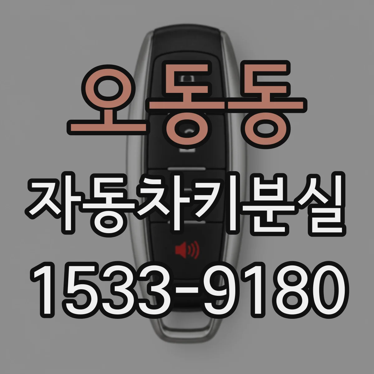 오동동 자동차키분실