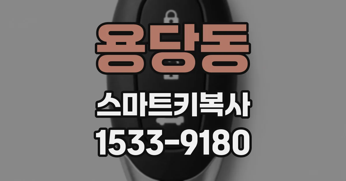용당동 스마트키복사