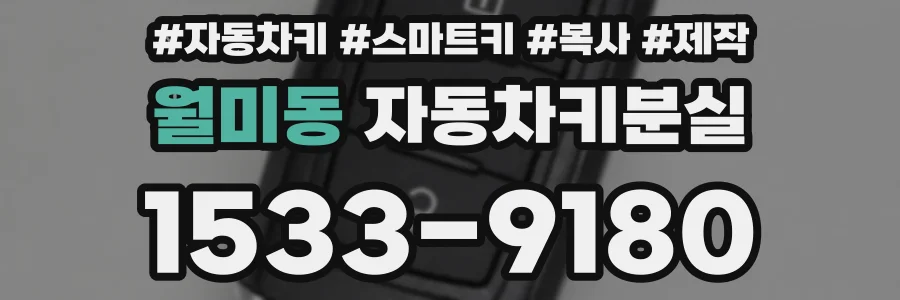 월미동 자동차키분실