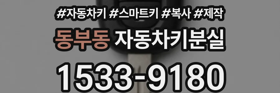 동부동 자동차키분실
