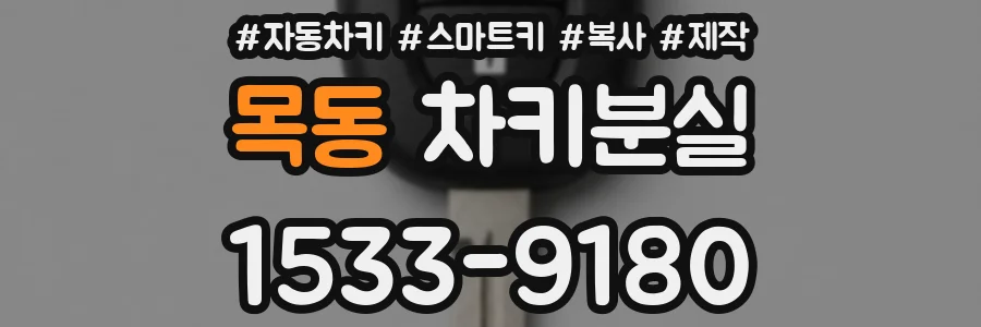 목동 차키분실
