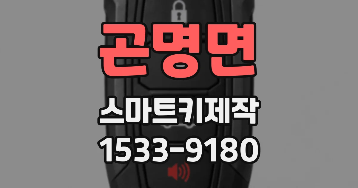 곤명면 스마트키제작