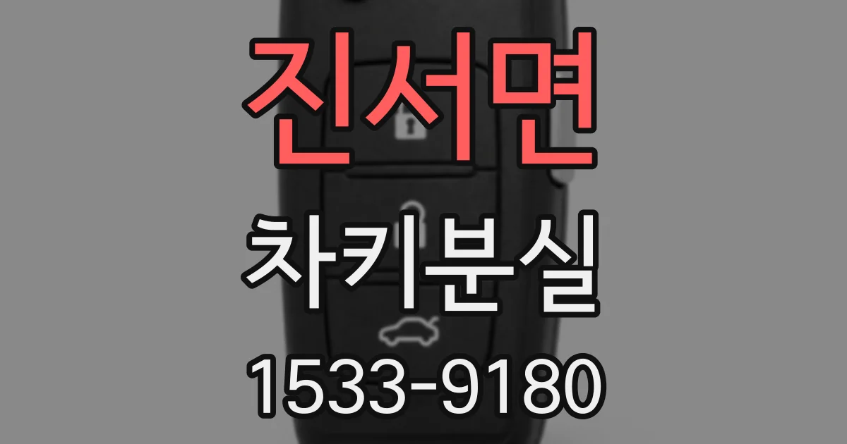 진서면 차키분실