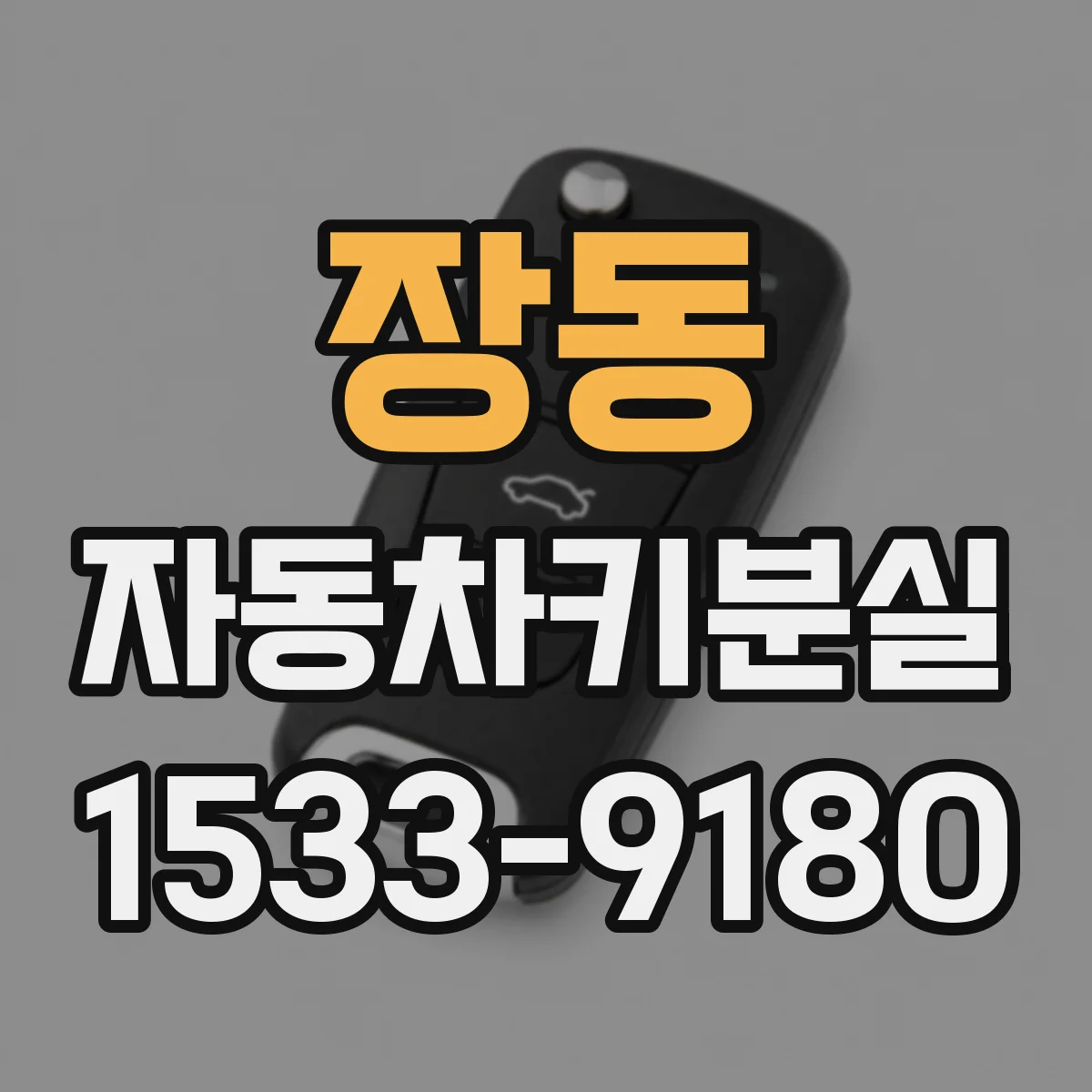 장동 자동차키분실