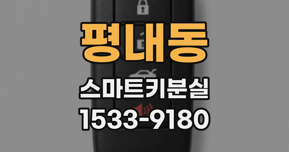 평내동 스마트키분실