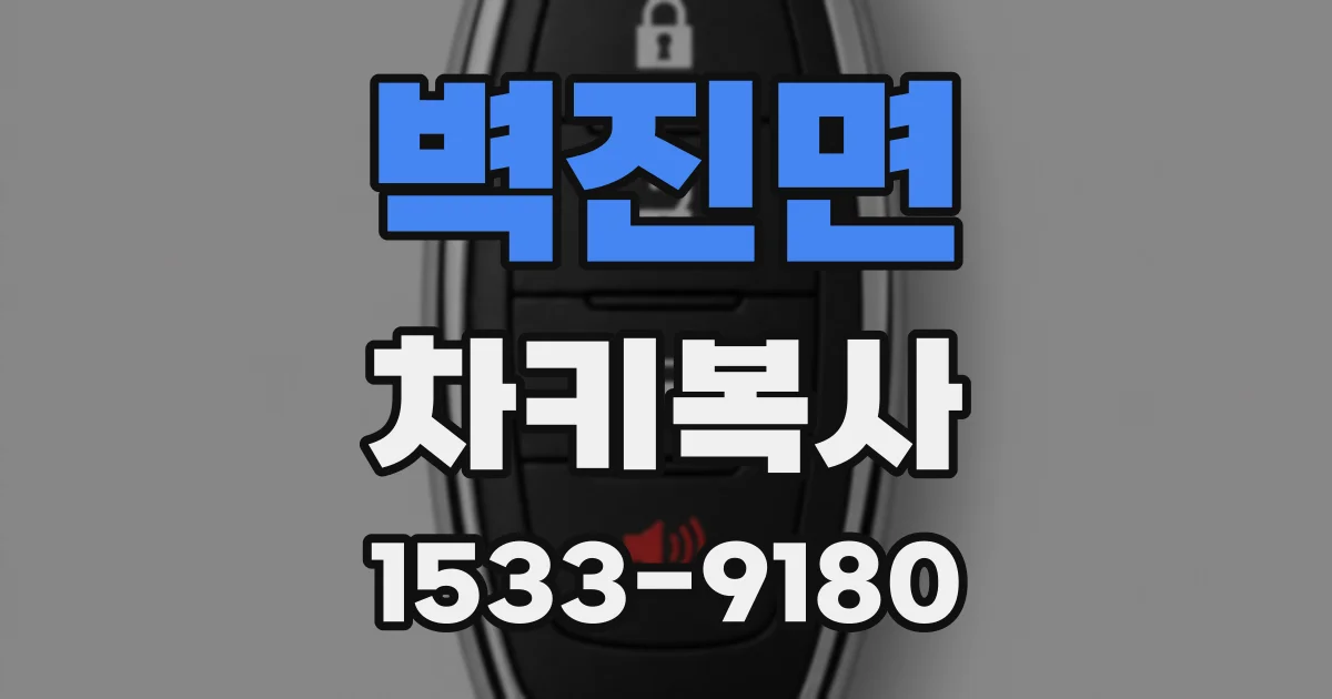 벽진면 차키복사