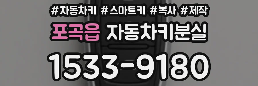 포곡읍 자동차키분실
