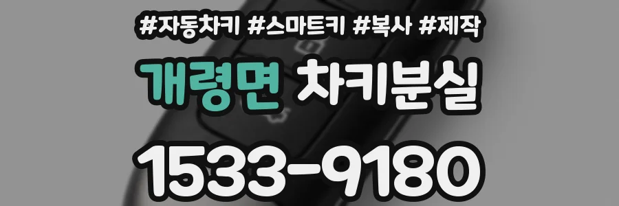 개령면 차키분실