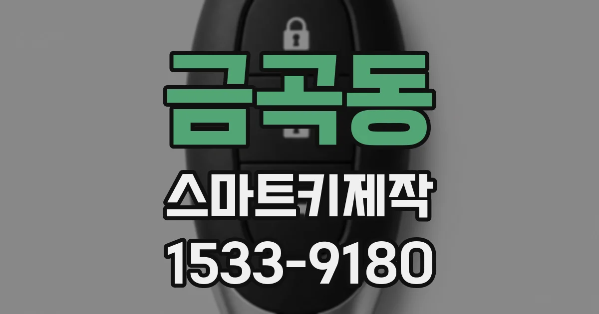금곡동 스마트키제작