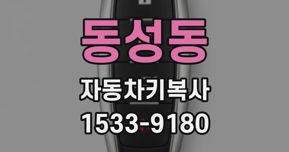 동성동 자동차키복사