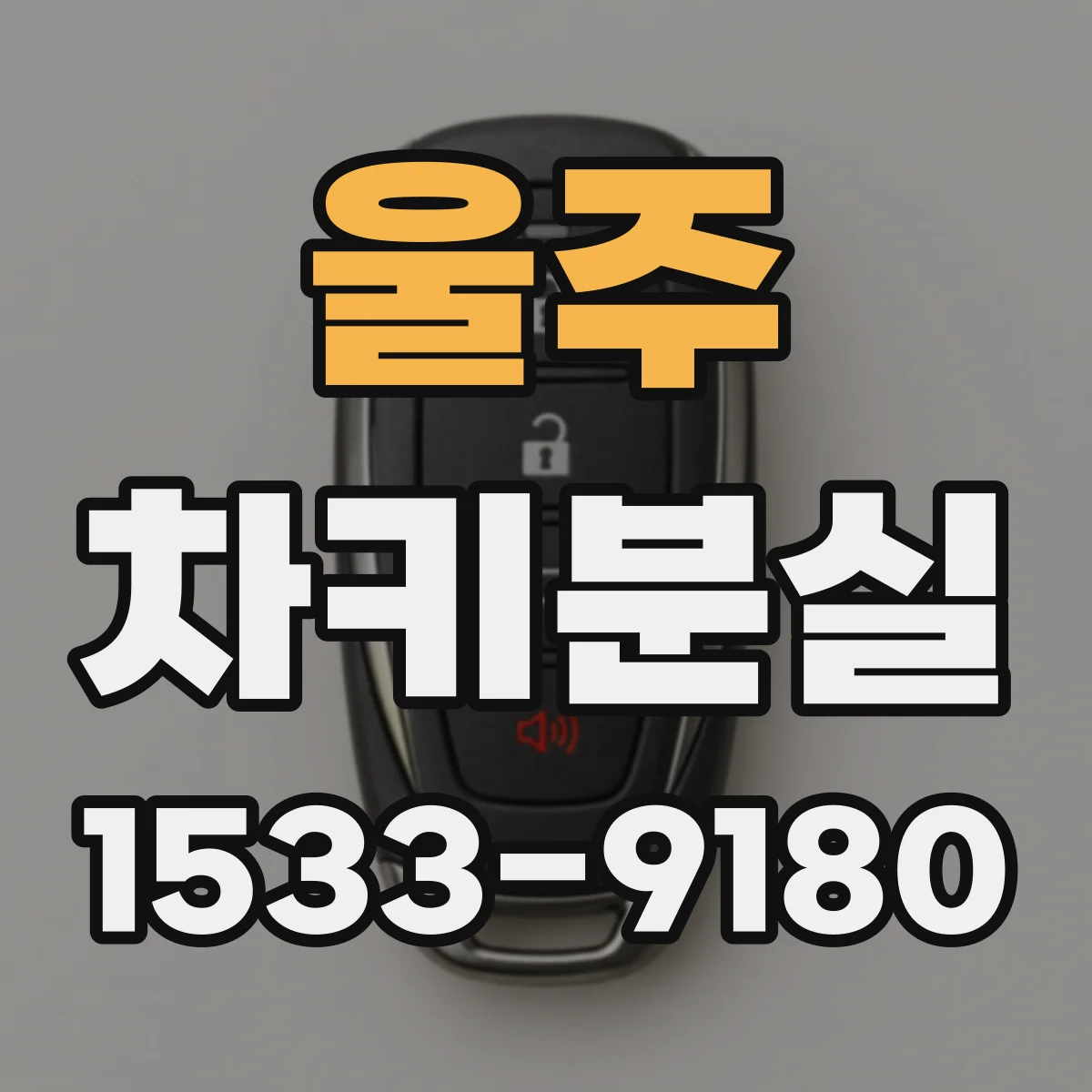 울주 차키분실