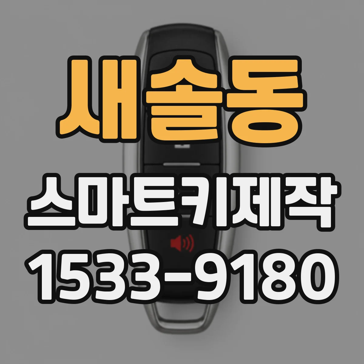 새솔동 스마트키제작