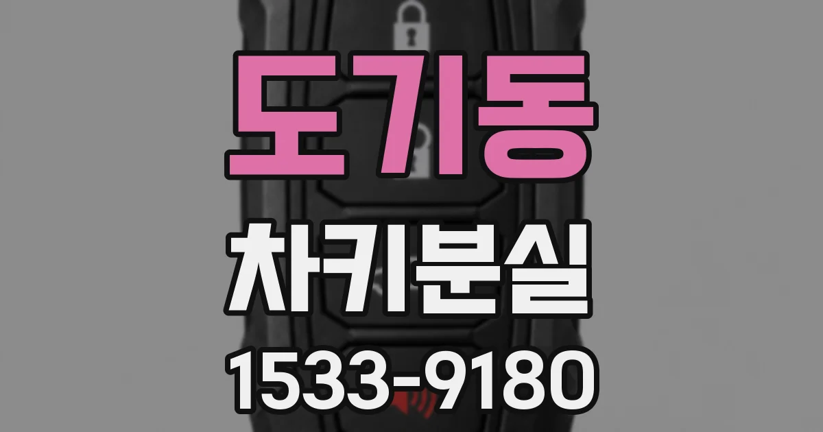 도기동 차키분실