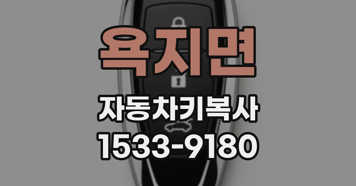 욕지면 자동차키복사