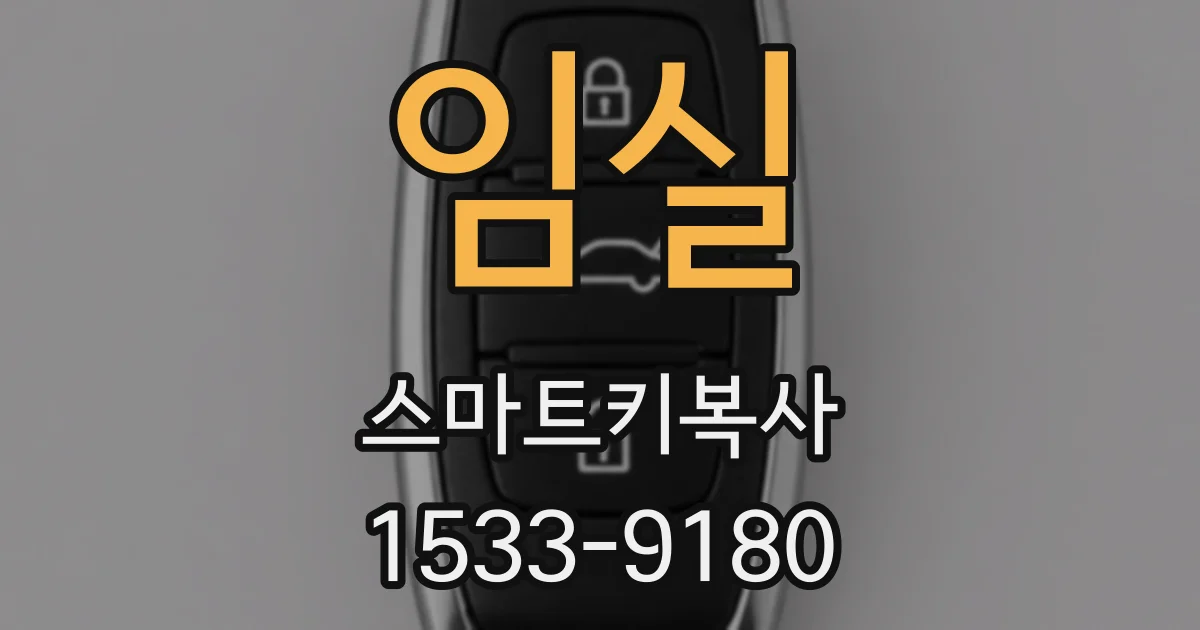 임실 스마트키복사