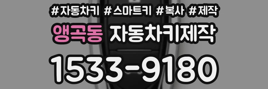 앵곡동 자동차키제작