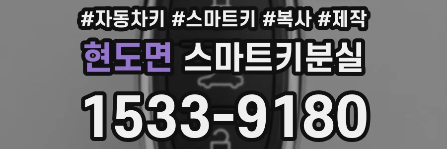 현도면 스마트키분실