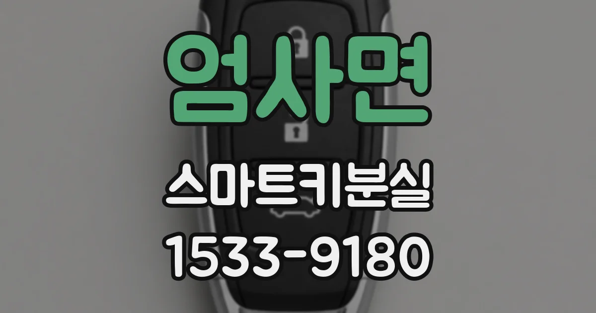 엄사면 스마트키분실