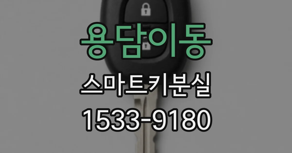 용담이동 스마트키분실