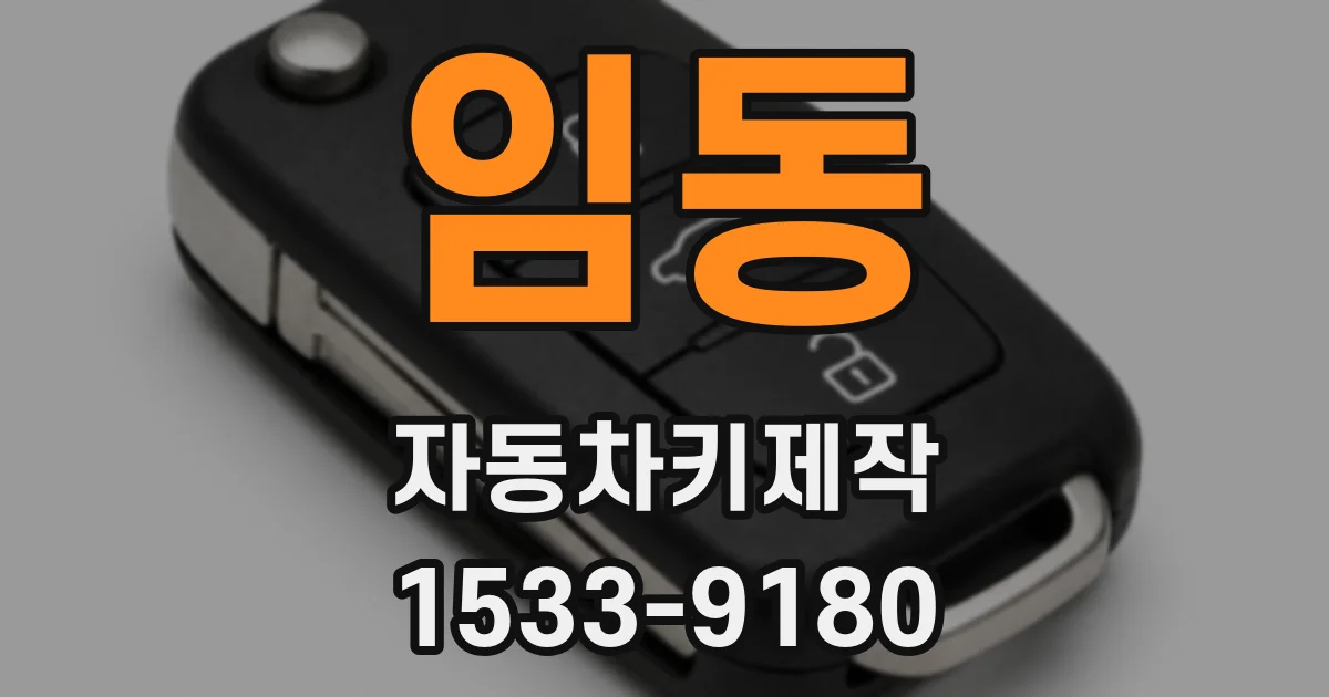 임동 자동차키제작