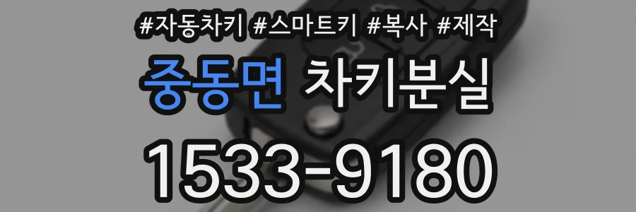 중동면 차키분실