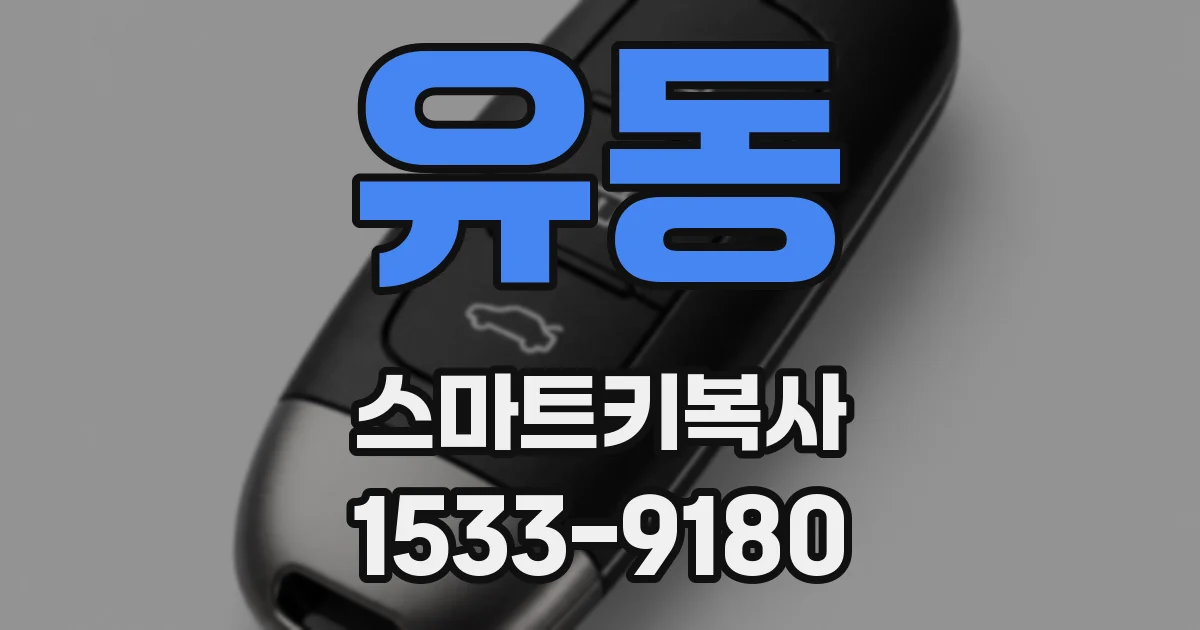 유동 스마트키복사