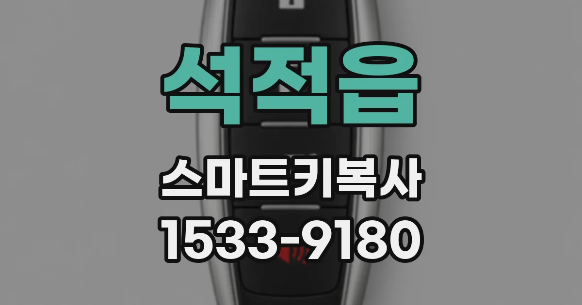 석적읍 스마트키복사