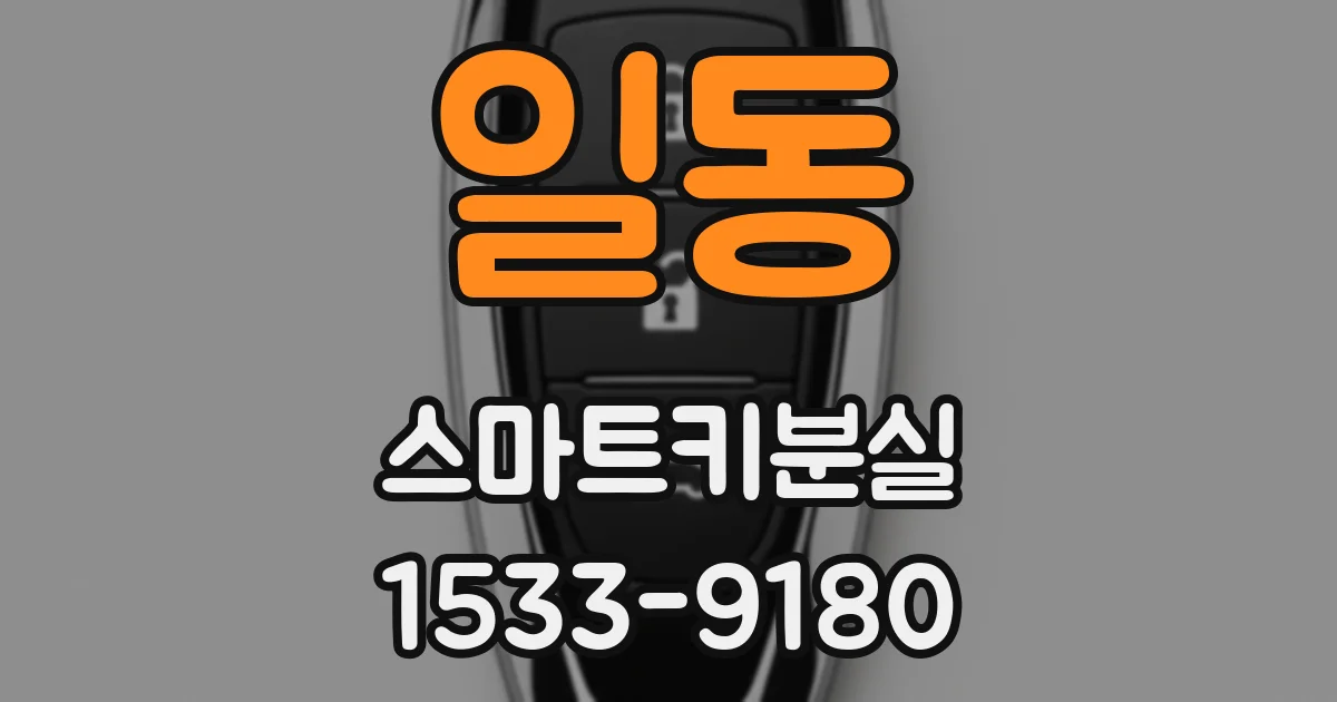 일동 스마트키분실