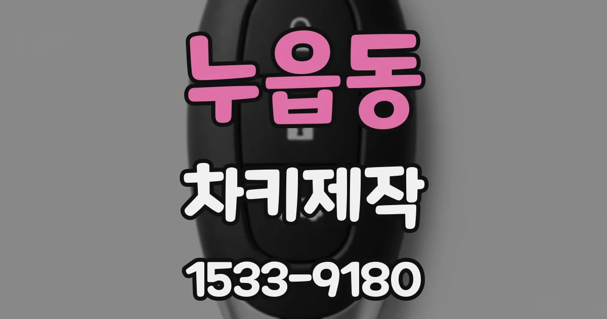 누읍동 차키제작