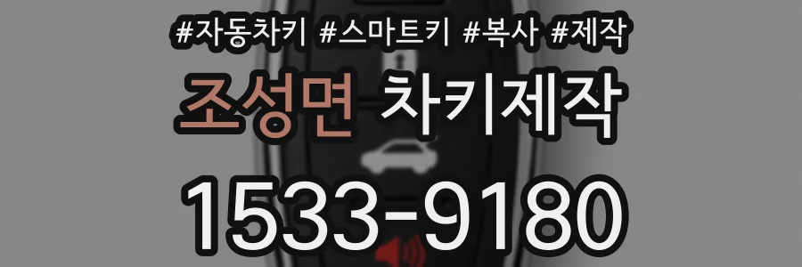 조성면 차키제작