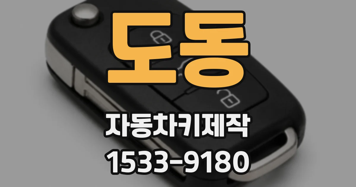 도동 자동차키제작