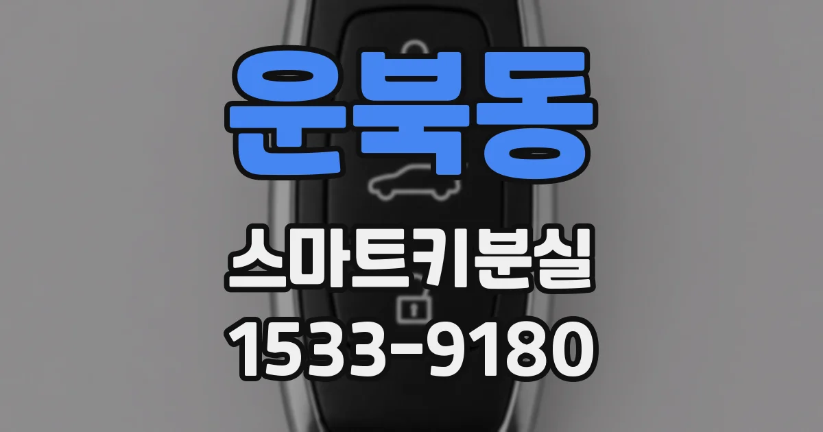 운북동 스마트키분실
