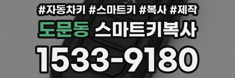 도문동 스마트키복사