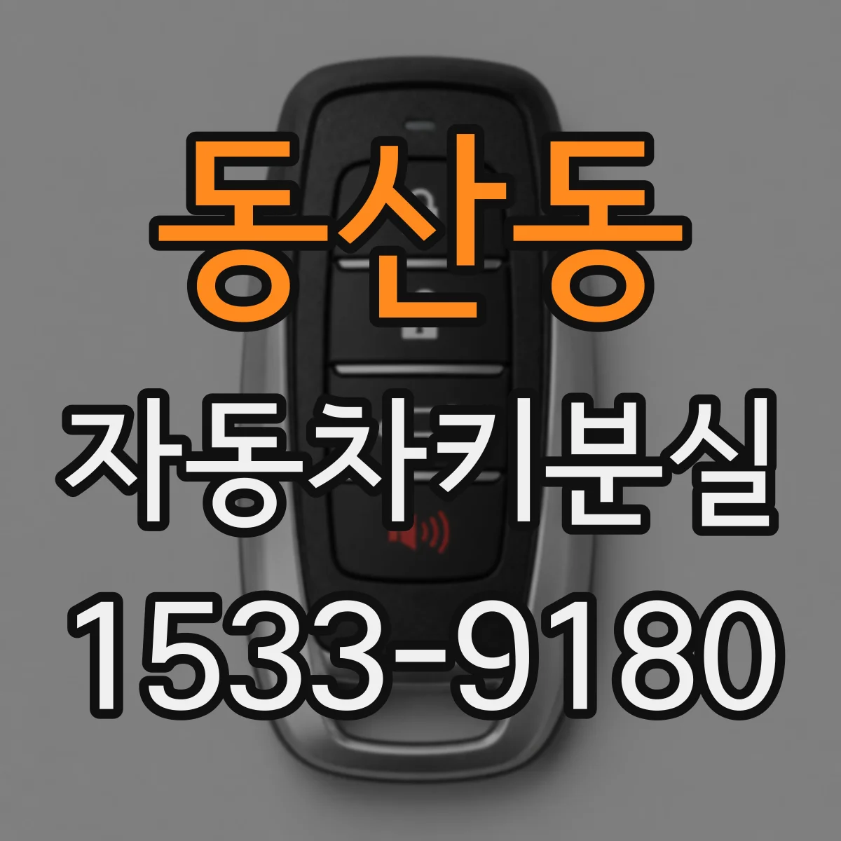 동산동 자동차키분실