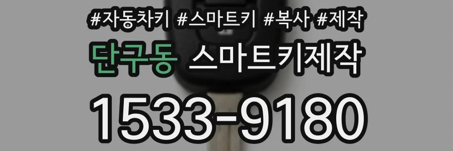단구동 스마트키제작