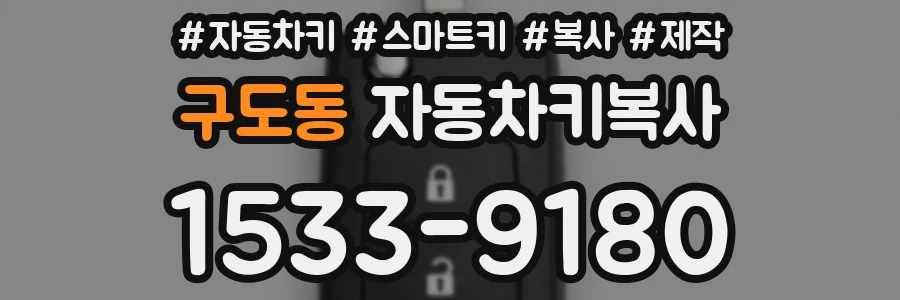 구도동 자동차키복사