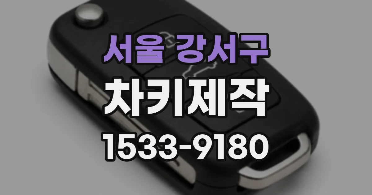 서울 강서구 차키제작