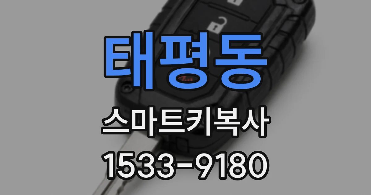 태평동 스마트키복사