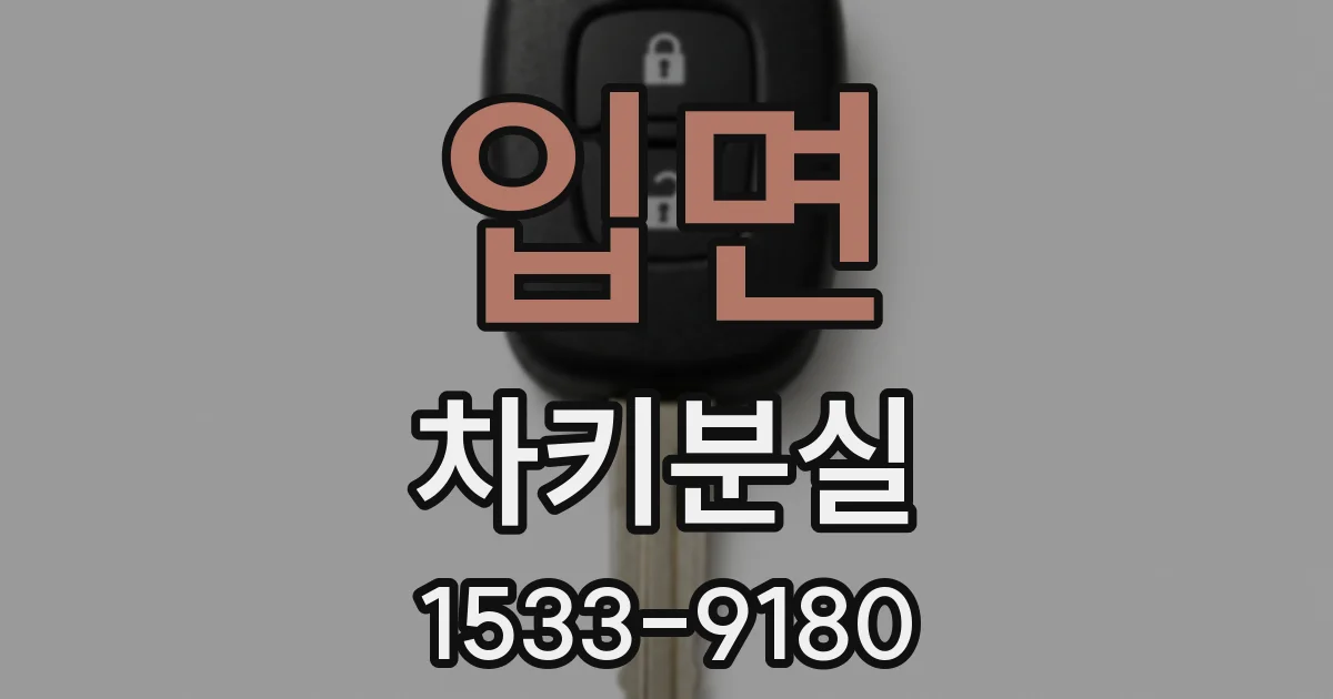 입면 차키분실