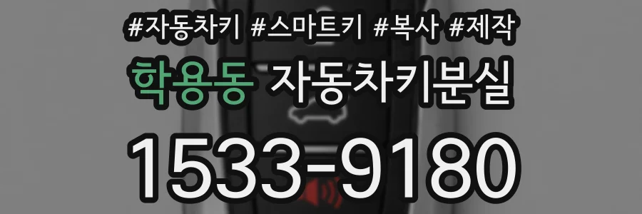 학용동 자동차키분실