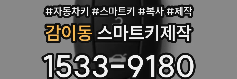 감이동 스마트키제작