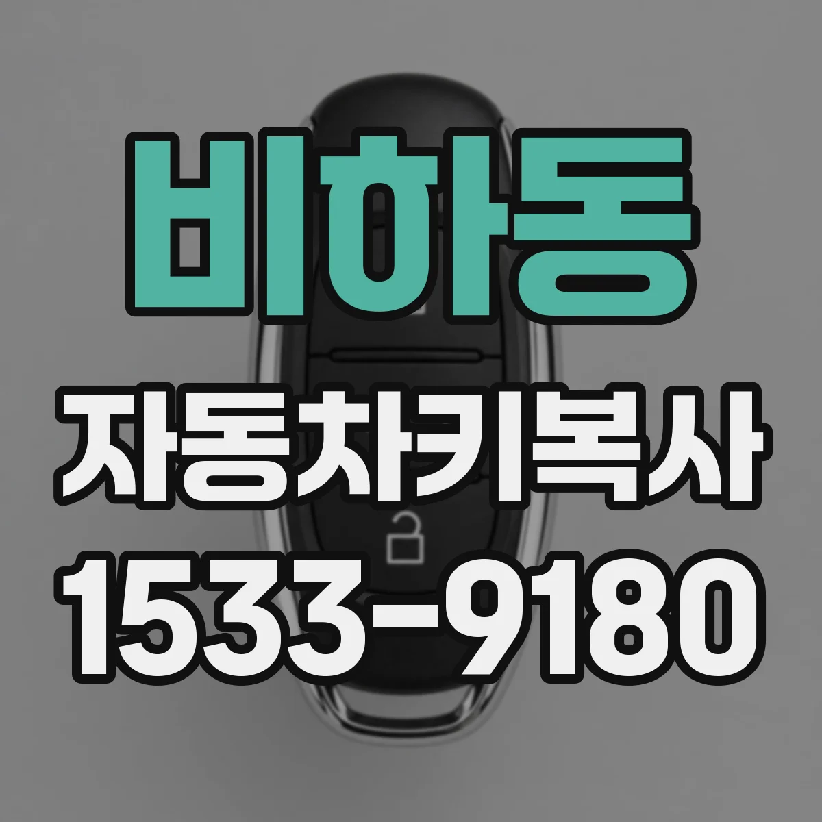 비하동 자동차키복사