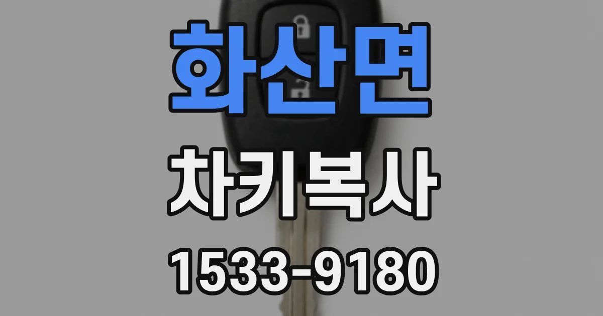 화산면 차키복사