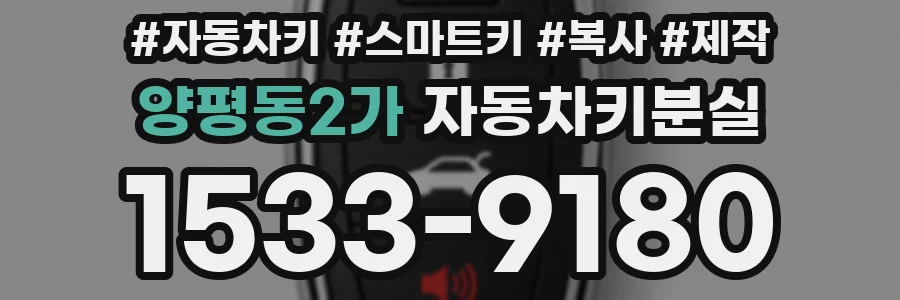 양평동2가 자동차키분실