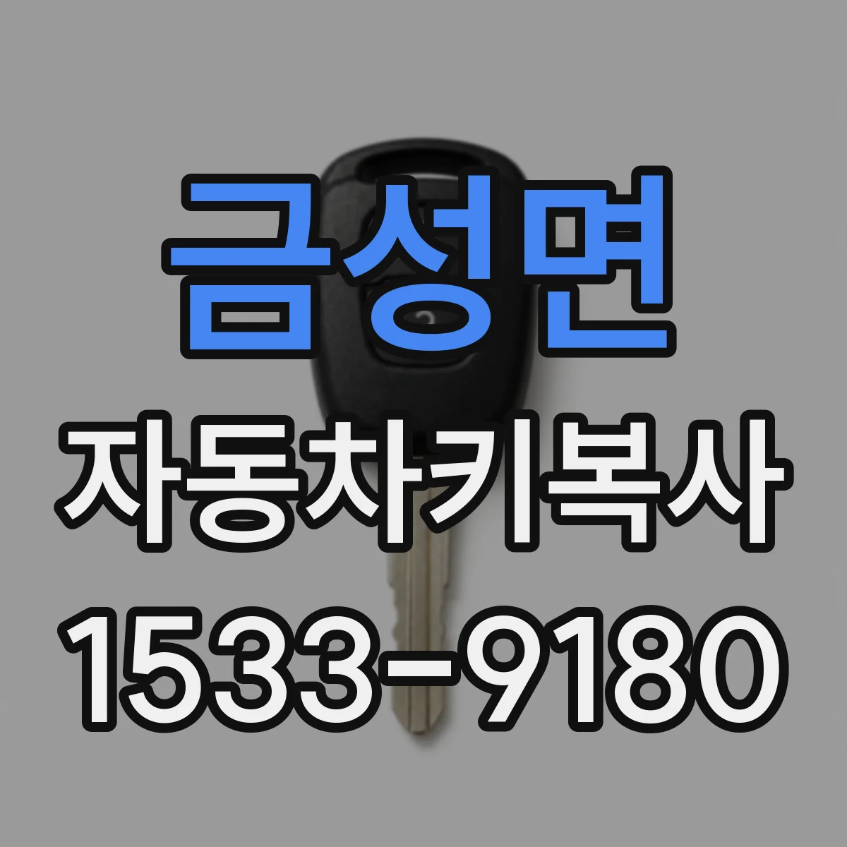 금성면 자동차키복사