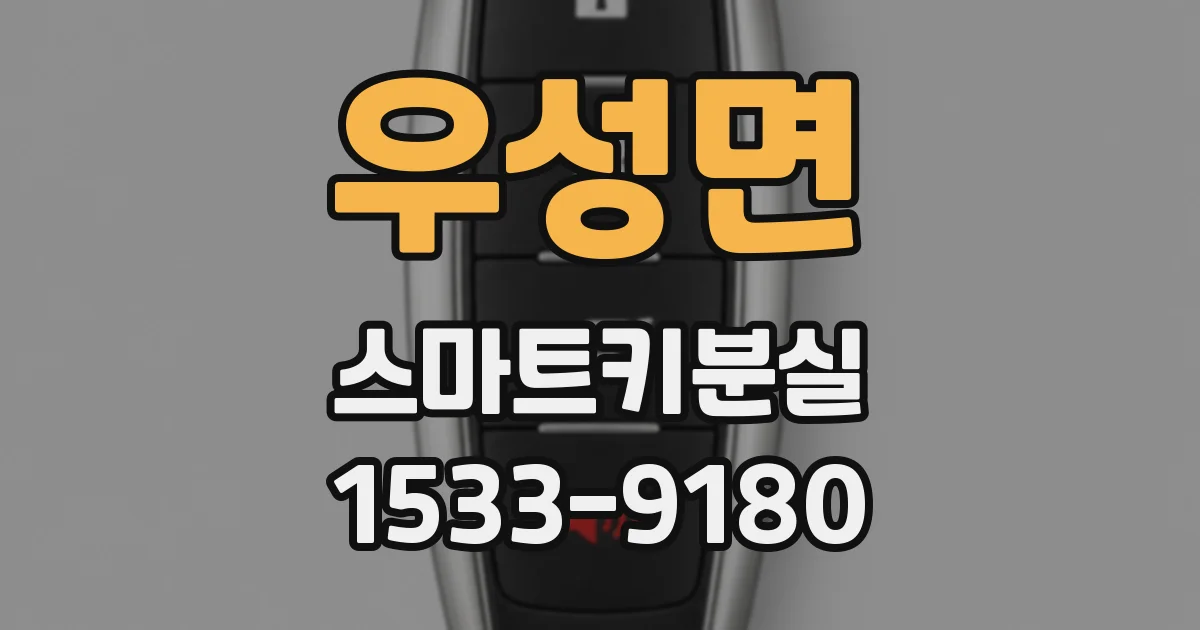 우성면 스마트키분실