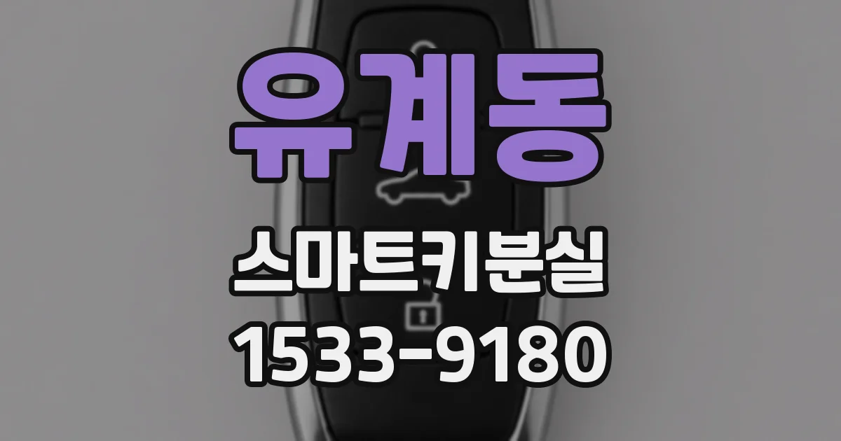 유계동 스마트키분실